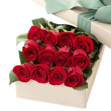 send 12 red roses full box arrangement to dhaka, bangladesh