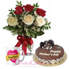 send ​roses,mug with cake to dhaka