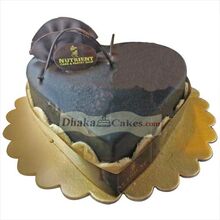 Heart Shaped Chocolate Cake By Nutrient to Dhaka in Bangladesh