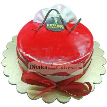 Raspberry Mousse Cake By Nutrient to Dhaka