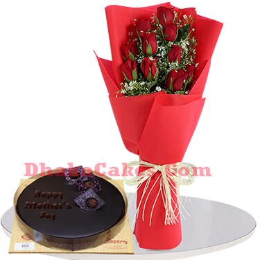 send mothers day cake and flower to dhaka
