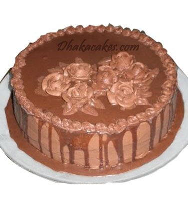 send 3.3 pounds chocolate round cake by skylark to dhaka in bangladesh