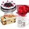 send  imported roses,chocolate,decorated mug with cake to bd